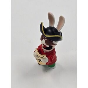 Ubisoft Rayman Raving Rabbids Pirate Figurine with Treasure Map Red Green SJ0001